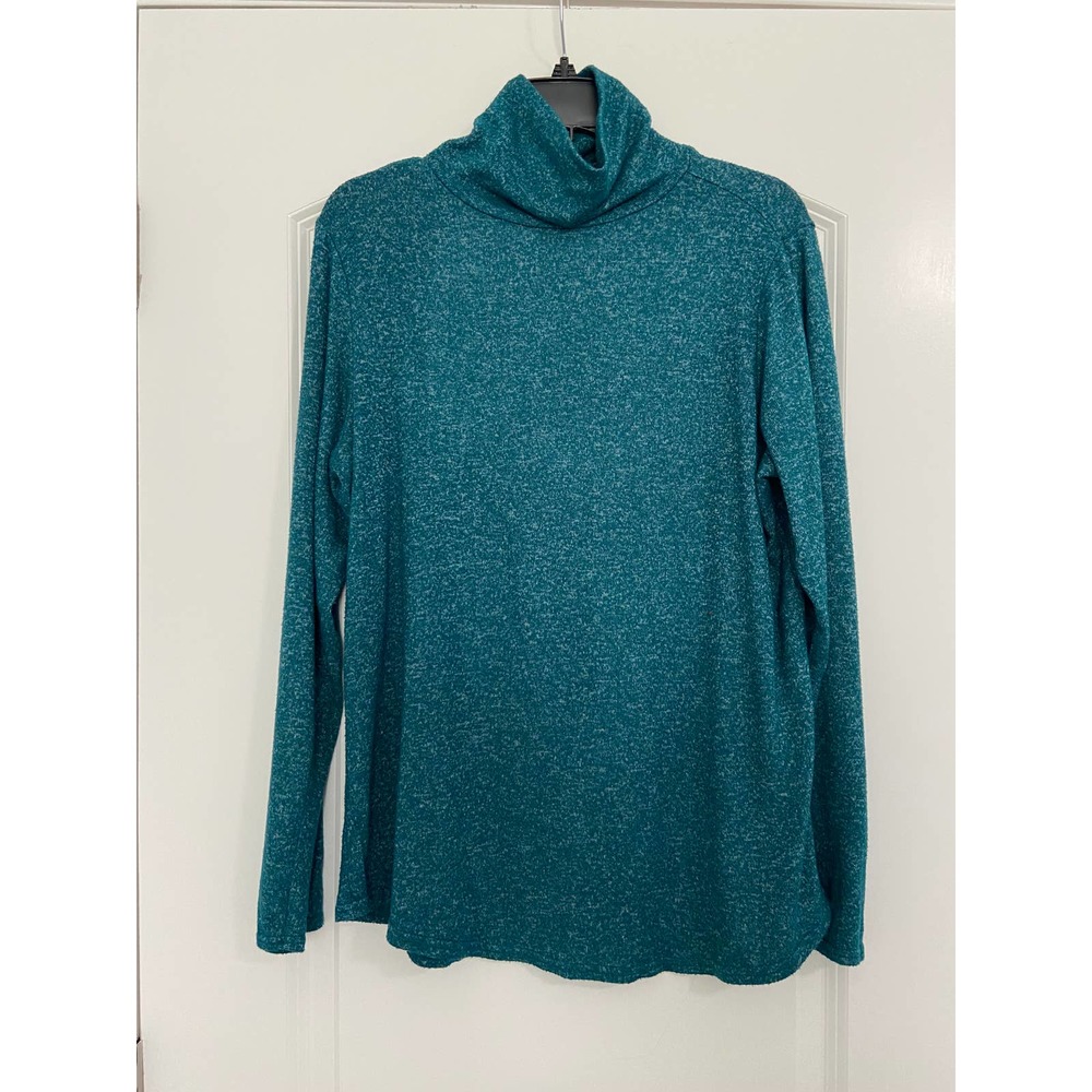 SONOMA Large Teal Soft Turtleneck Sweater